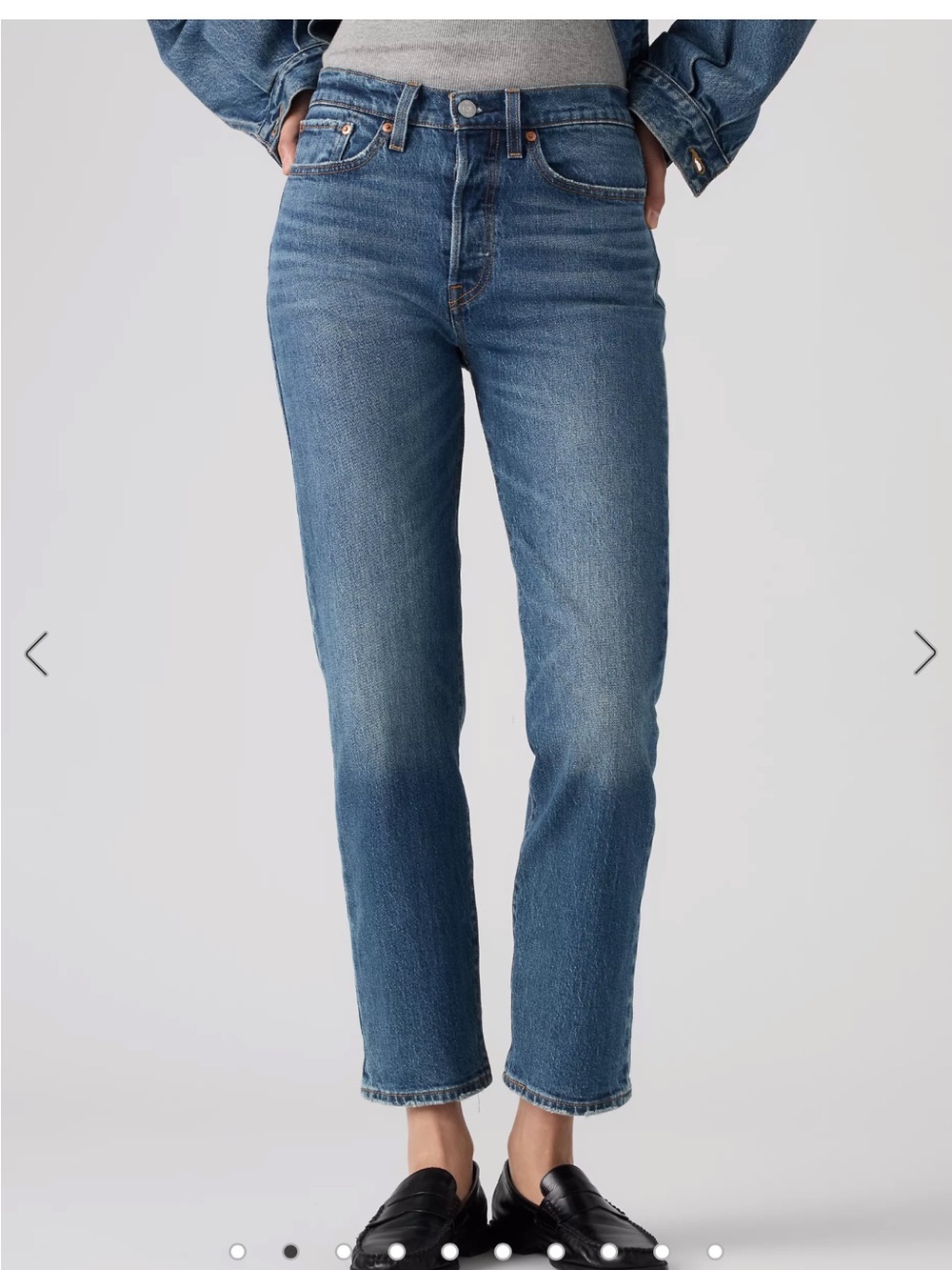 Levi's Blue Wedgie Straight Jeans